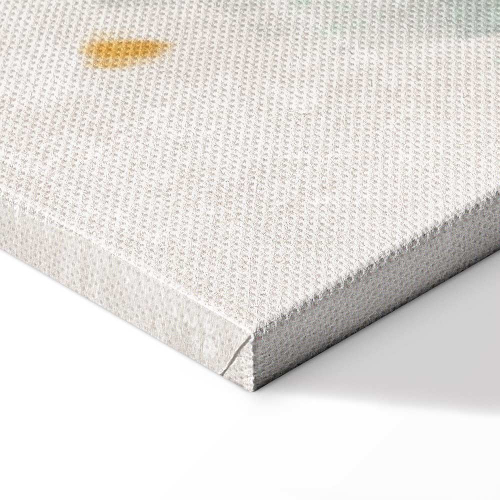 Blue Abstract Adventure Wide Canvas Print