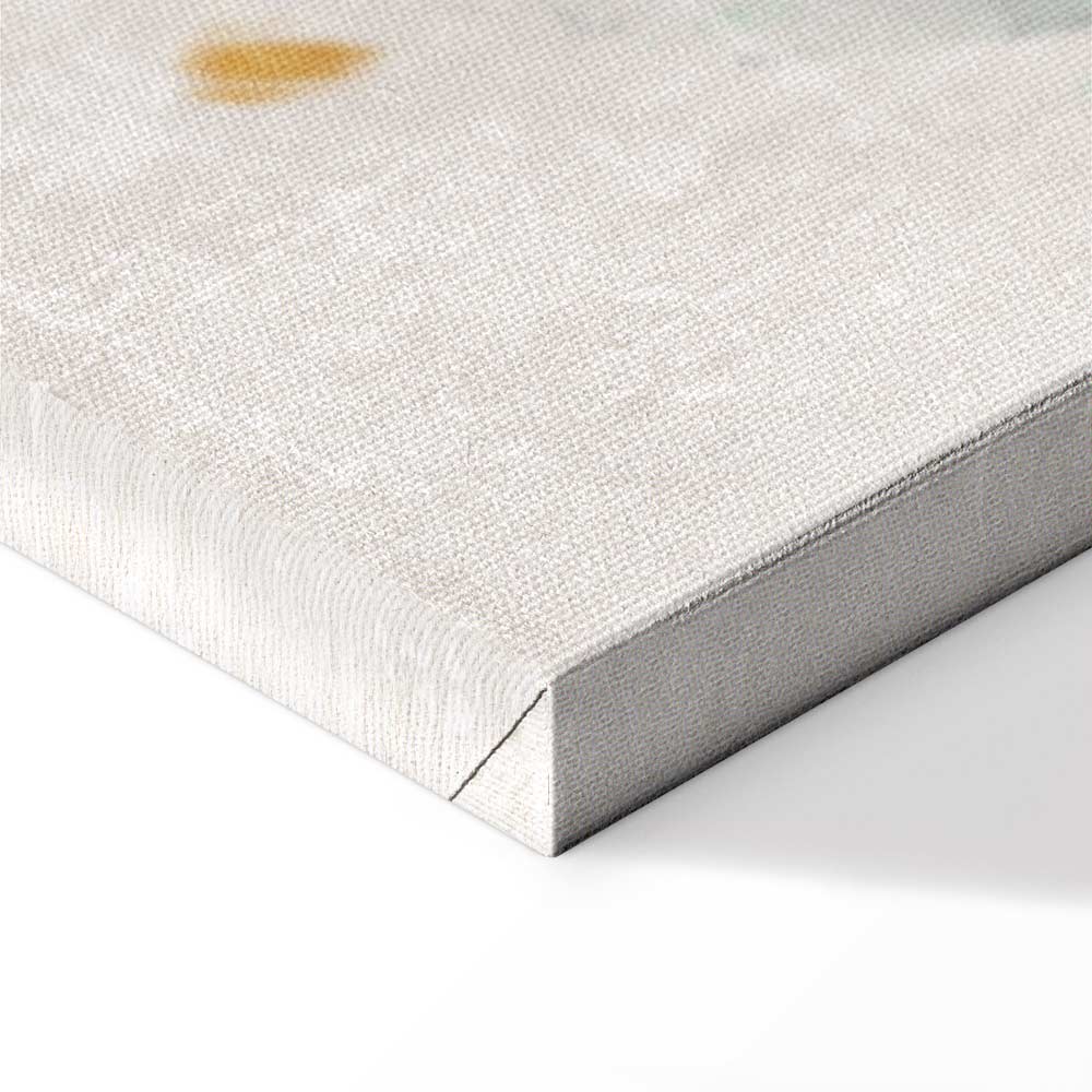 Blue Abstract Adventure Wide Canvas Print