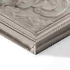 Apollo and Muses Stone Relief Grey Canvas Print