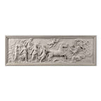 Apollo and Muses Stone Relief Grey Canvas Print