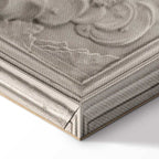 Apollo and Muses Stone Relief Grey Canvas Print