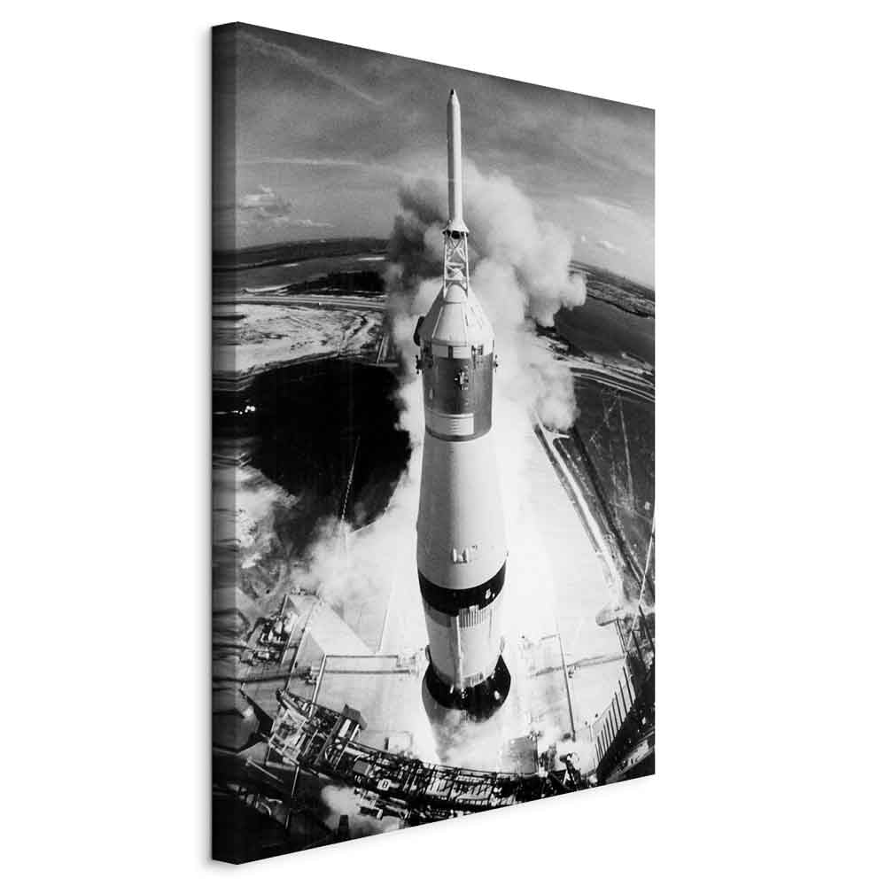Cosmic Speed Space Canvas Print