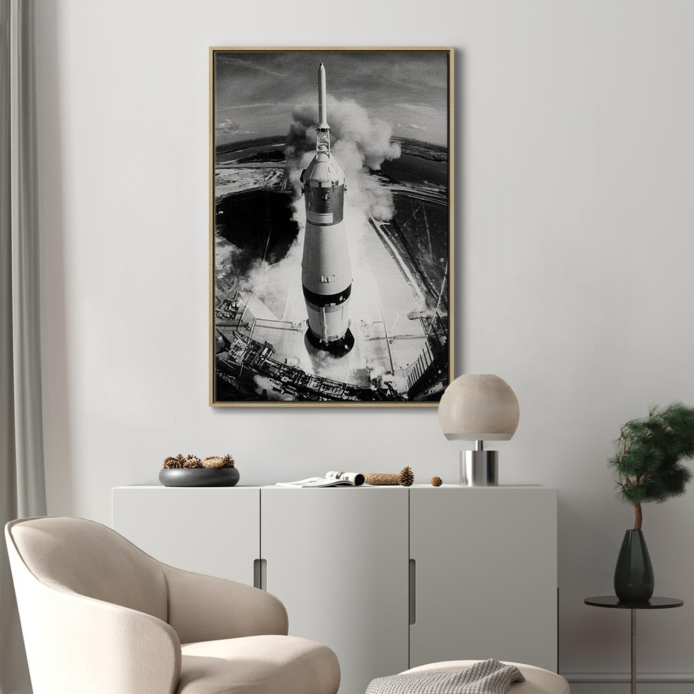 Cosmic Speed Space Canvas Print