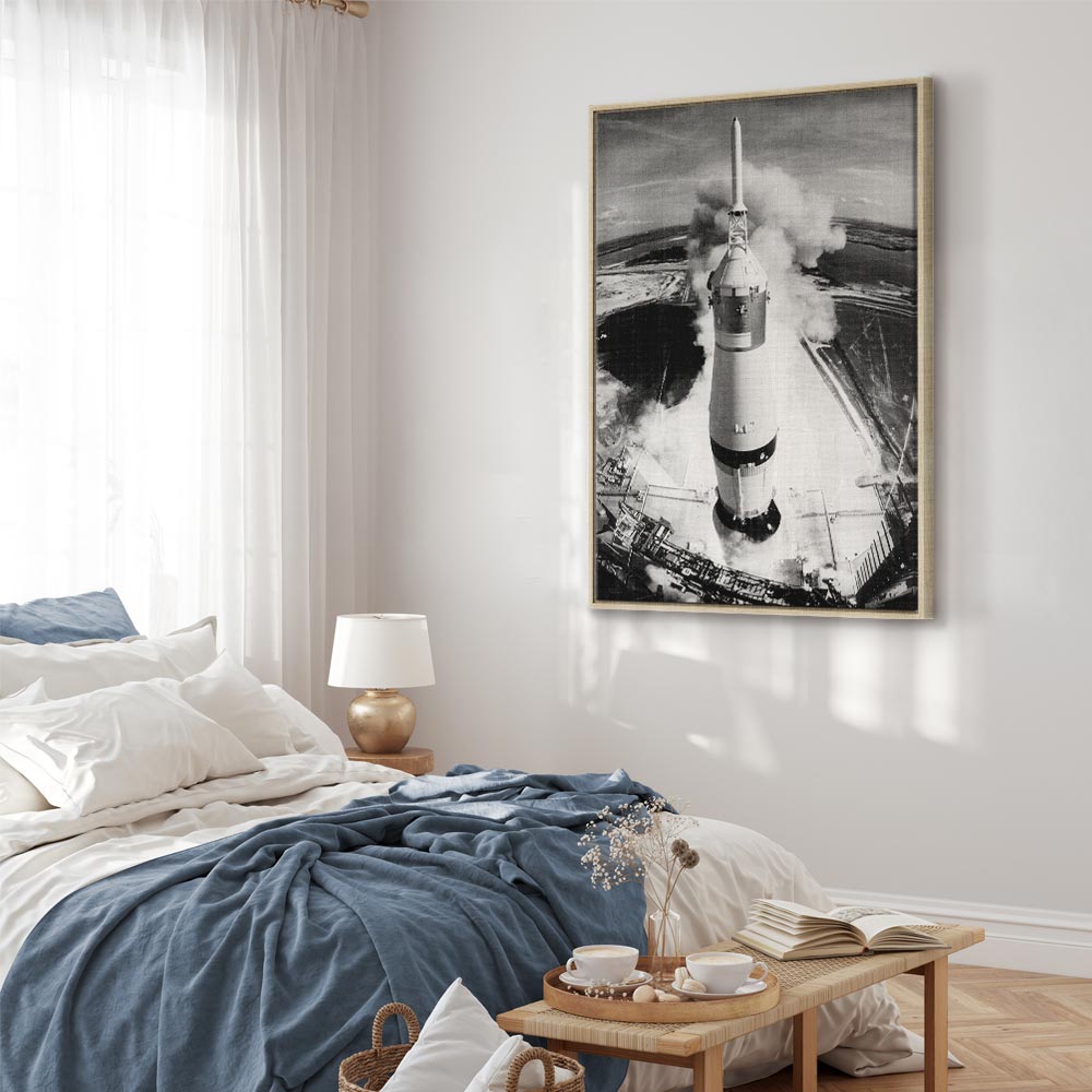 Cosmic Speed Space Canvas Print