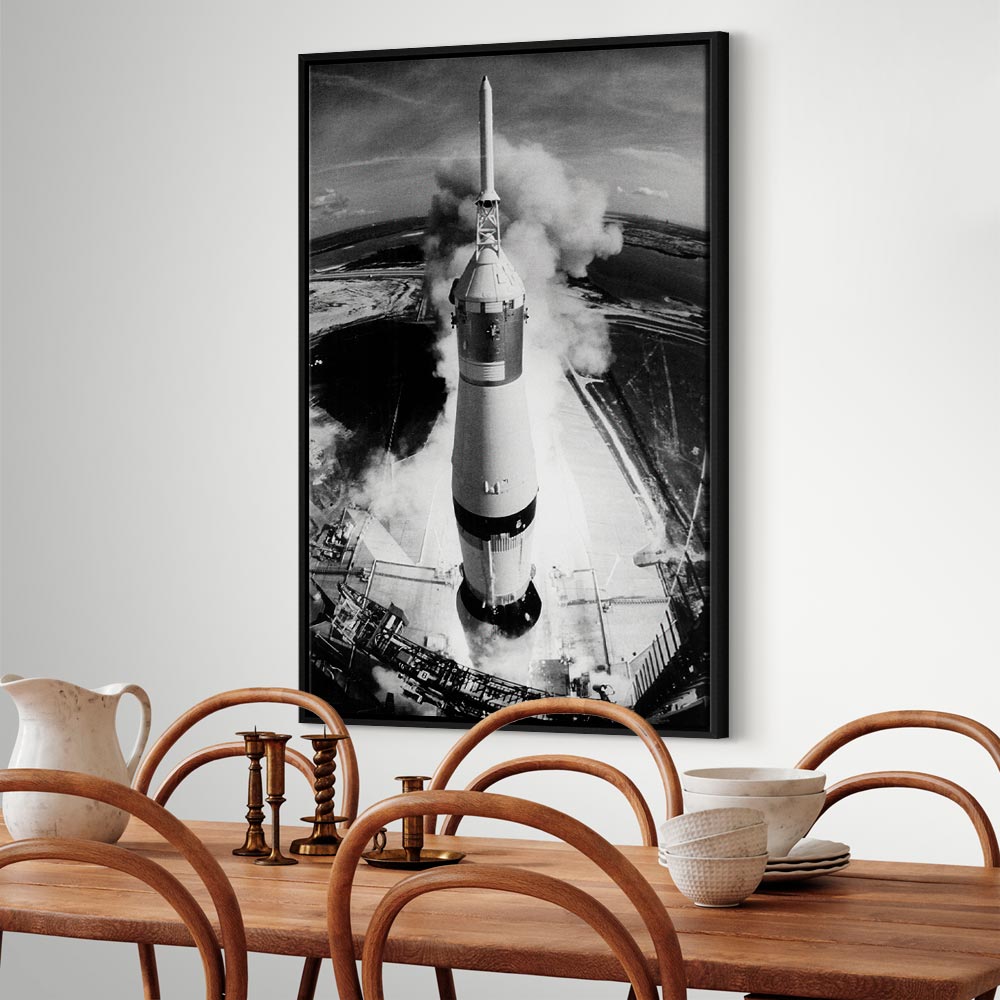 Cosmic Speed Space Canvas Print