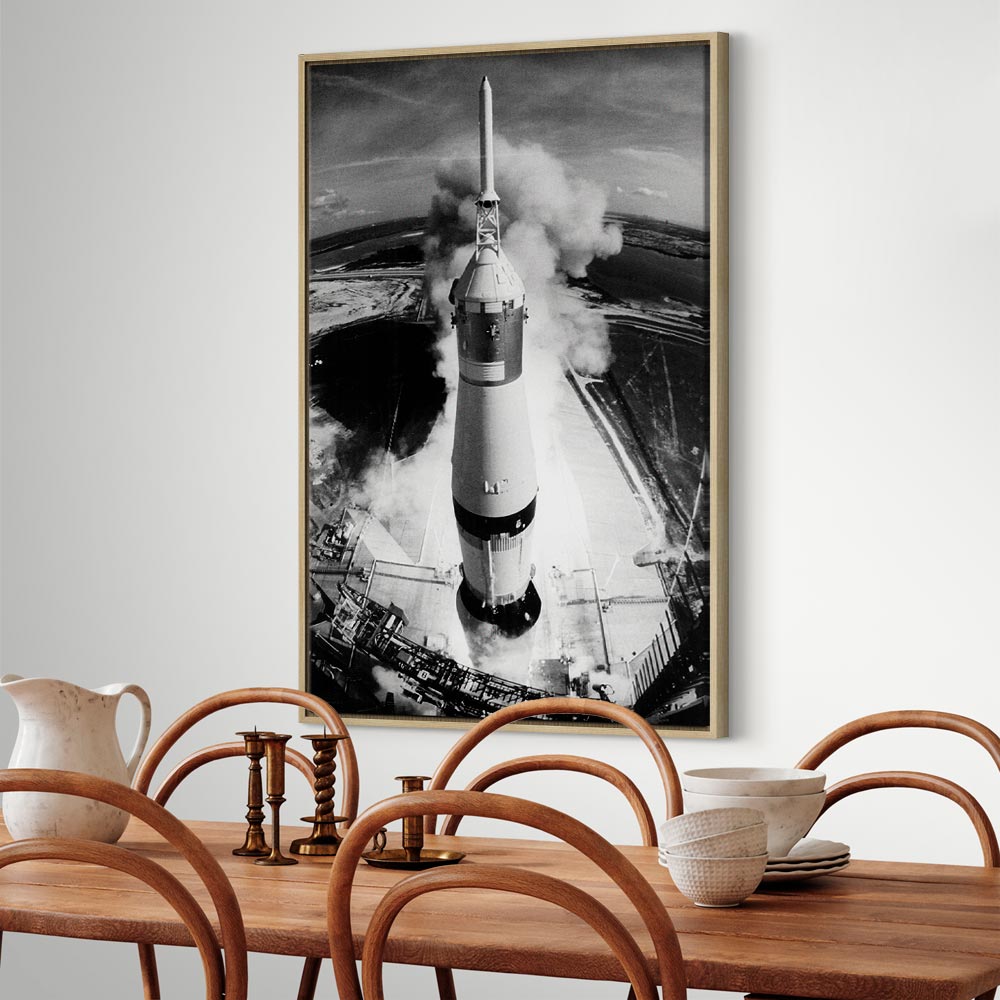 Cosmic Speed Space Canvas Print