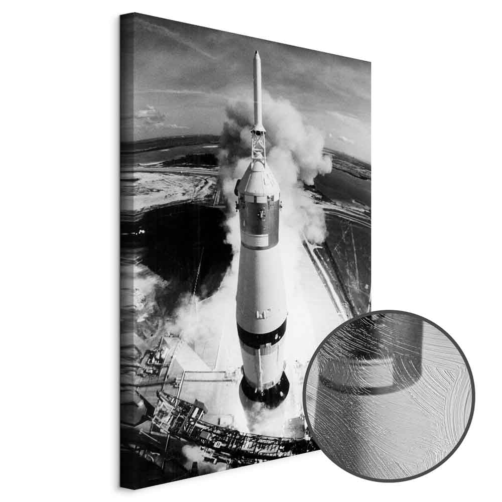 Cosmic Speed Space Canvas Print