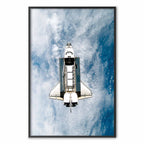 Space Shuttle Sci-fi Poster