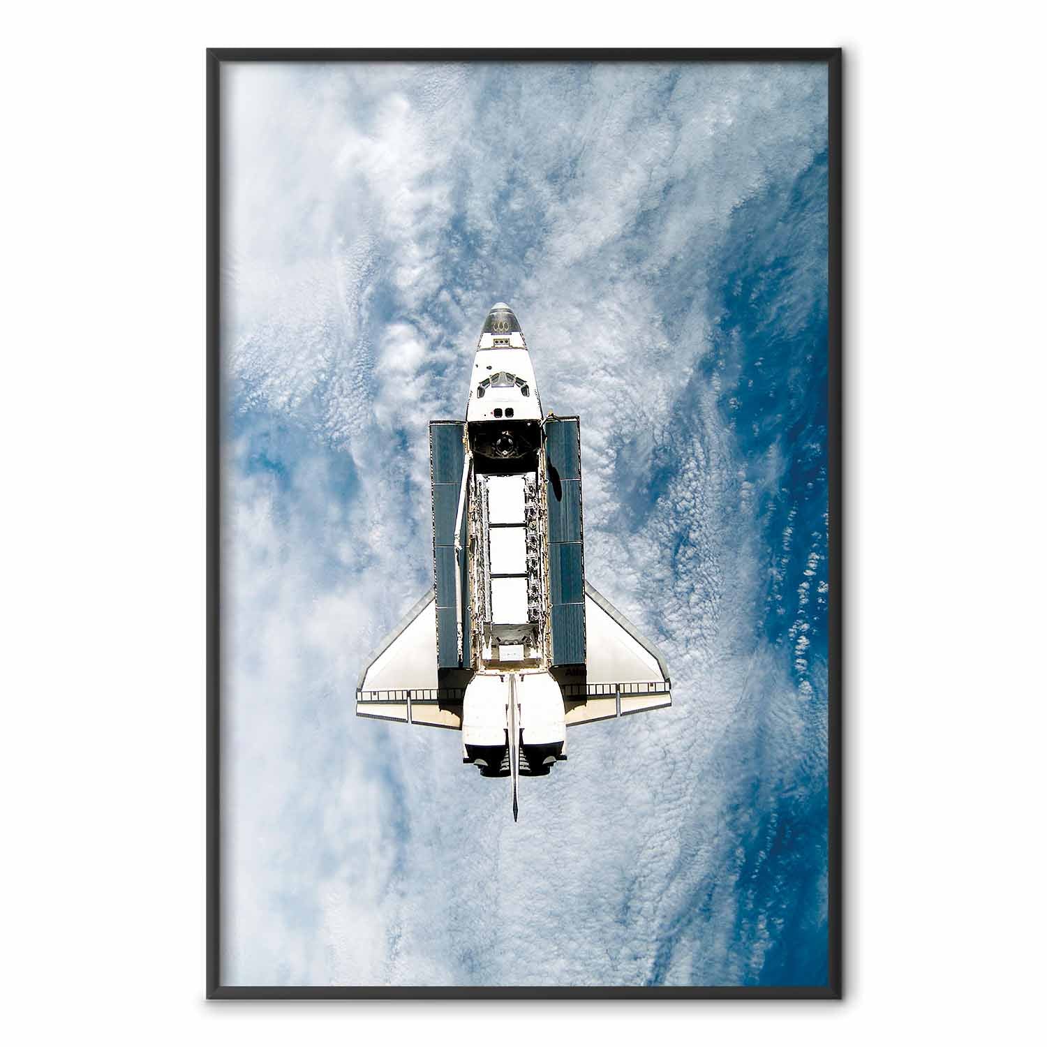 Space Shuttle Sci-fi Poster
