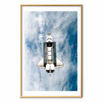Space Shuttle Sci-fi Poster