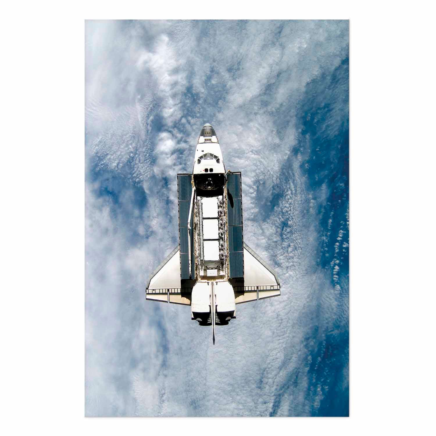 Space Shuttle Sci-fi Poster