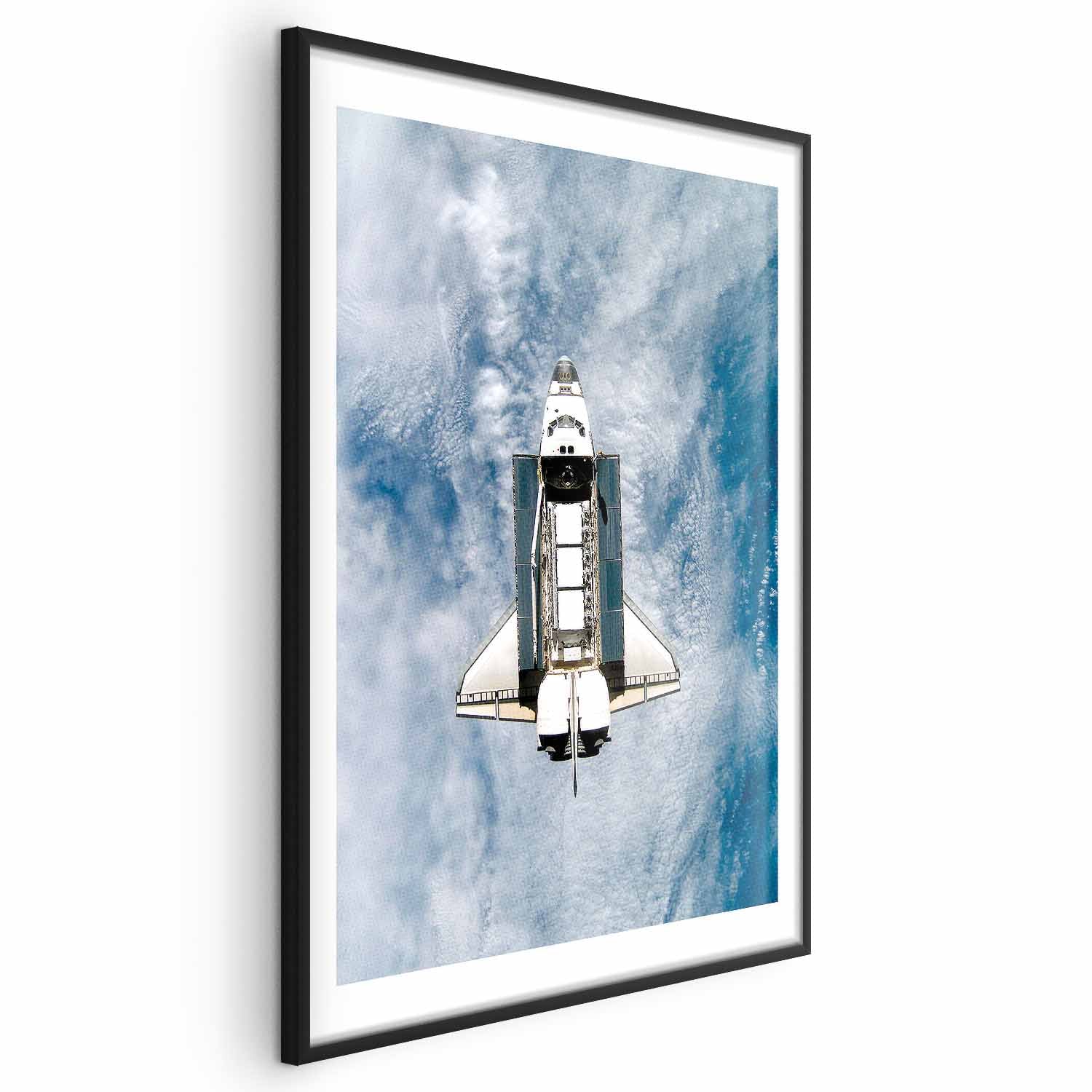 Space Shuttle Sci-fi Poster
