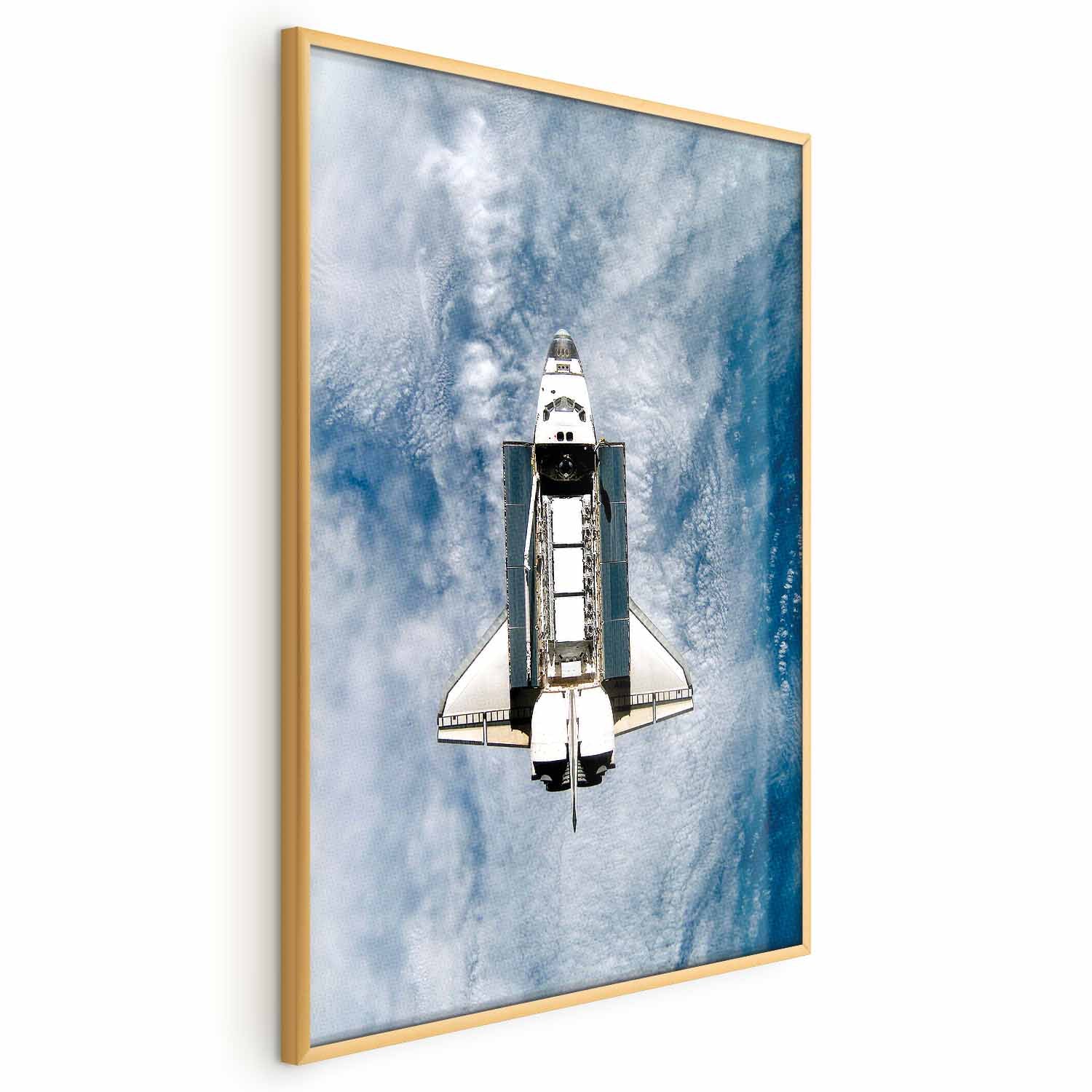 Space Shuttle Sci-fi Poster