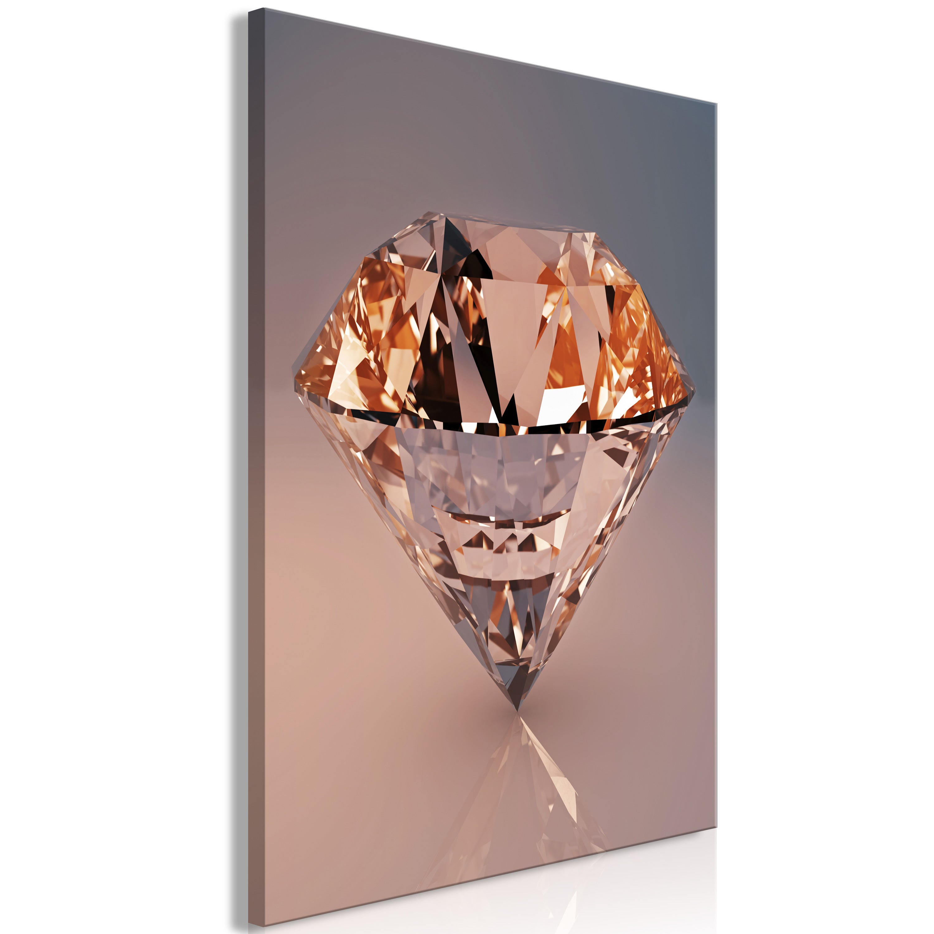 Canvas Print Costly Diamond 1 Part Vertical