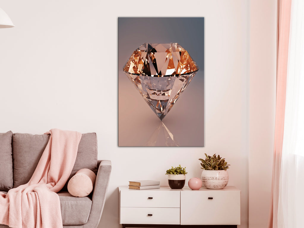 Canvas Print Costly Diamond 1 Part Vertical