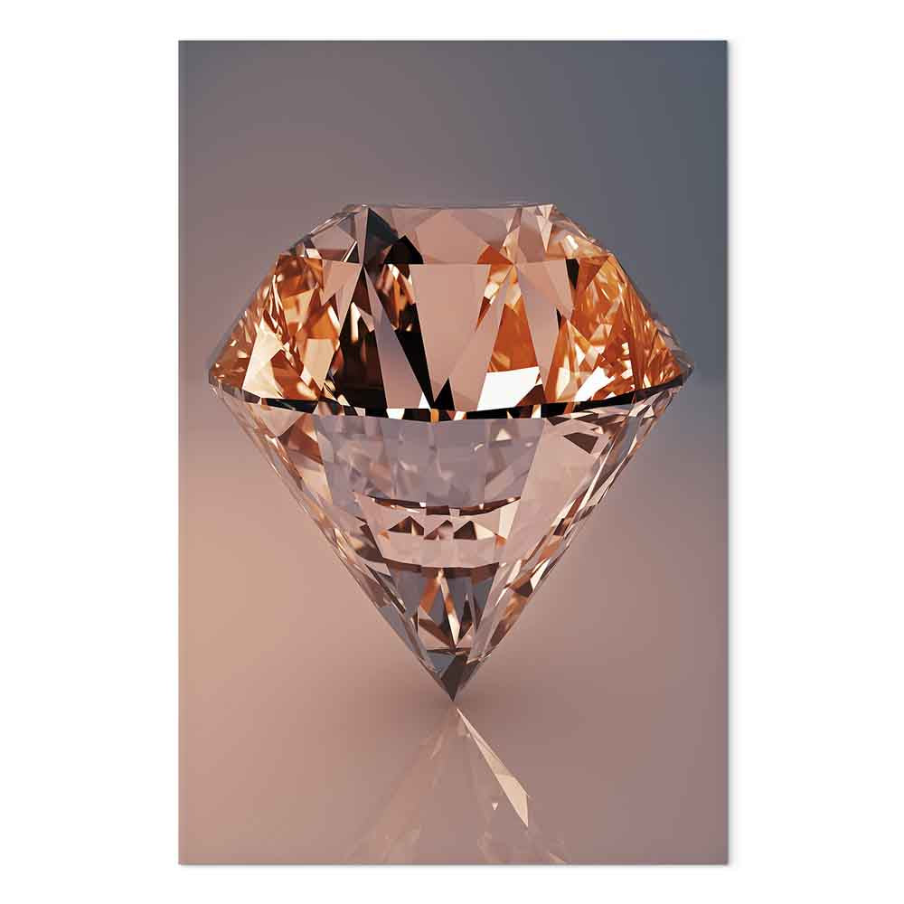 Abstract Diamond Shine Canvas Print