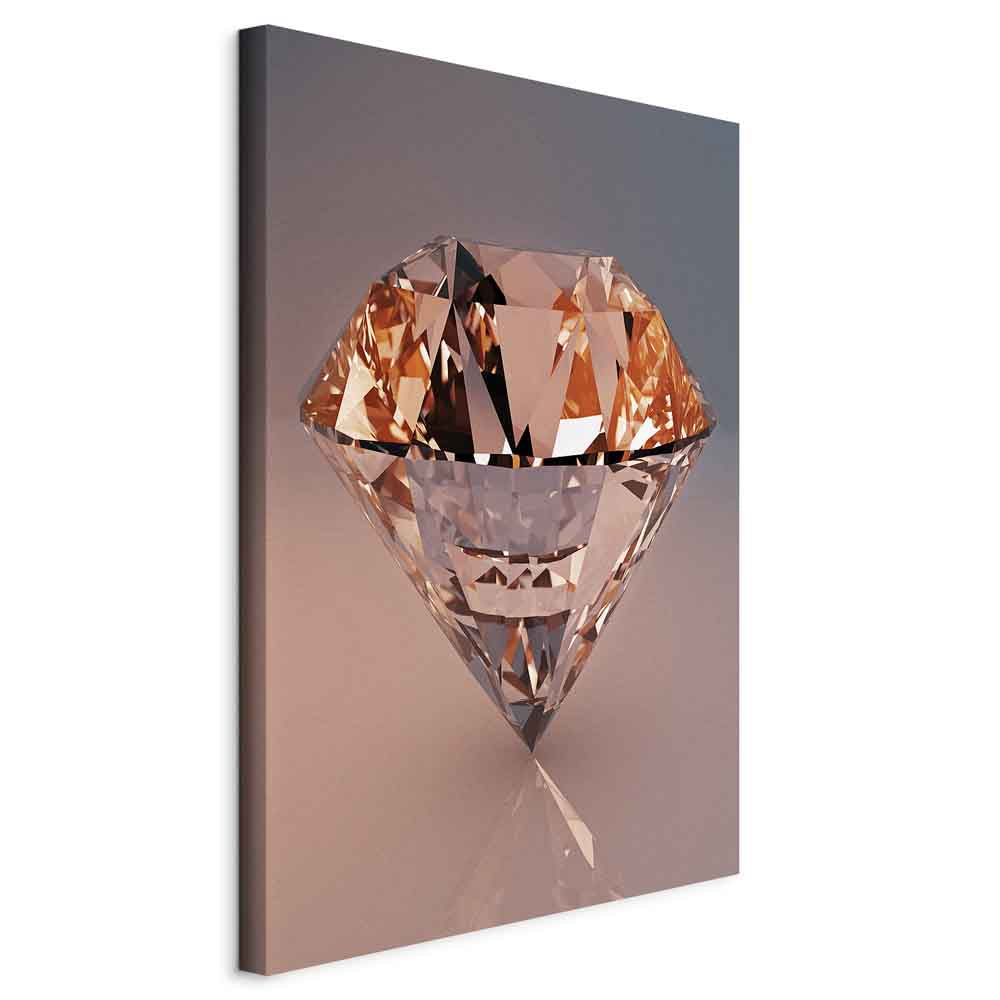 Abstract Diamond Shine Canvas Print