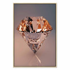 Abstract Diamond Shine Canvas Print