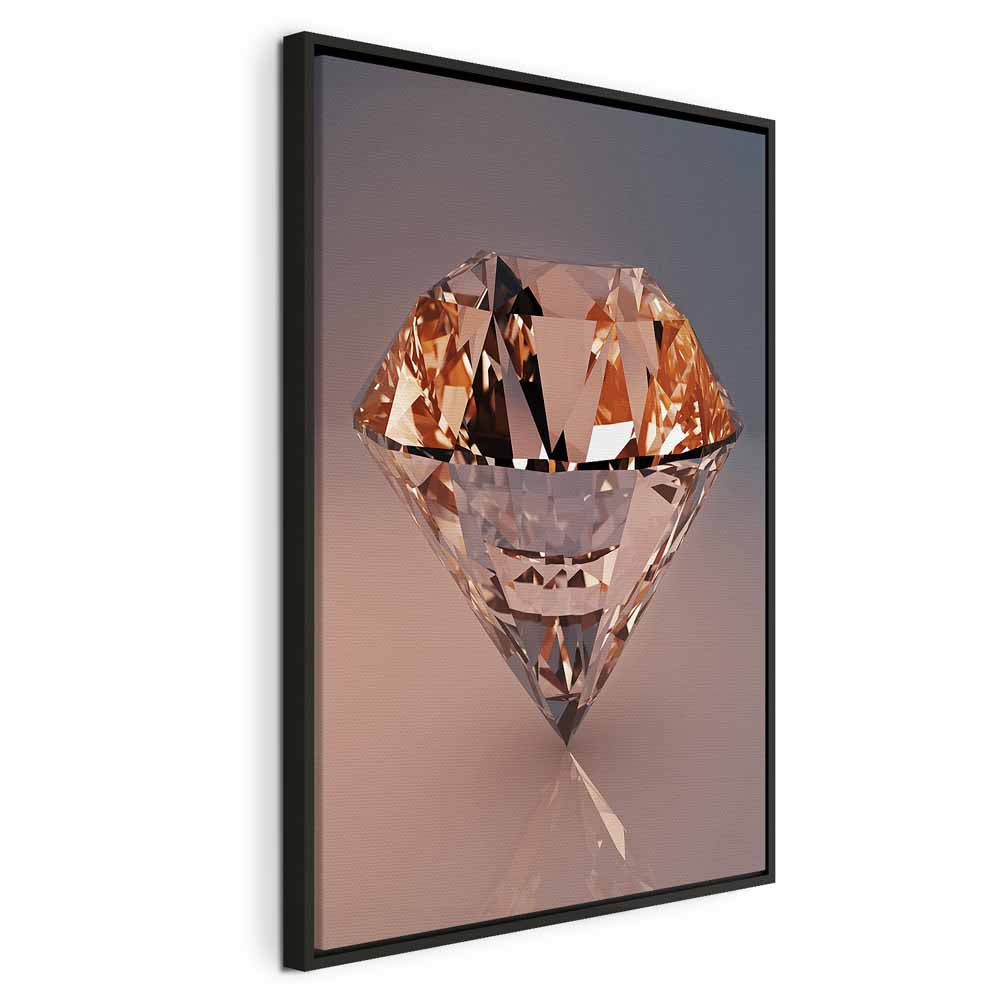 Abstract Diamond Shine Canvas Print