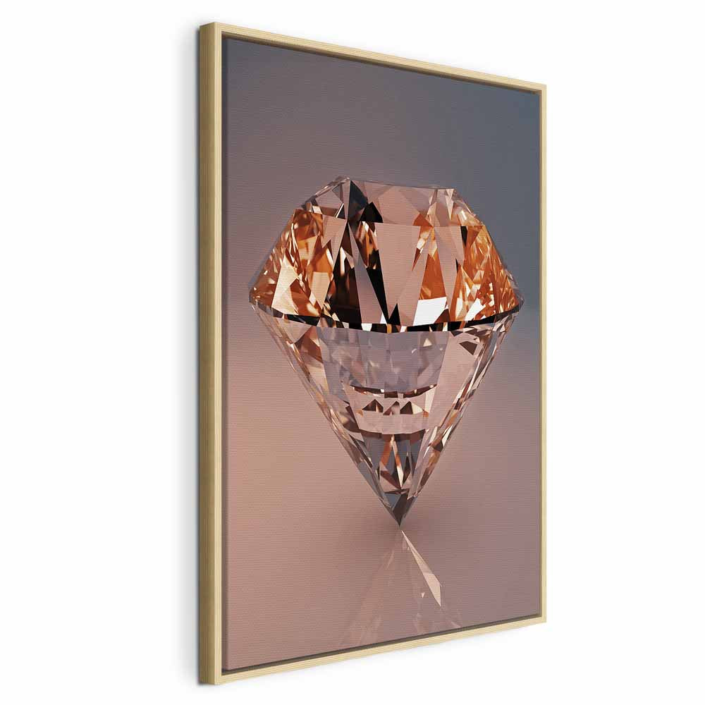 Abstract Diamond Shine Canvas Print
