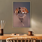 Abstract Diamond Shine Canvas Print