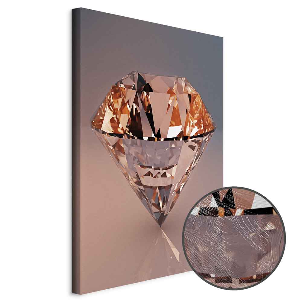 Abstract Diamond Shine Canvas Print