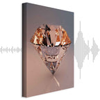 Abstract Diamond Shine Canvas Print