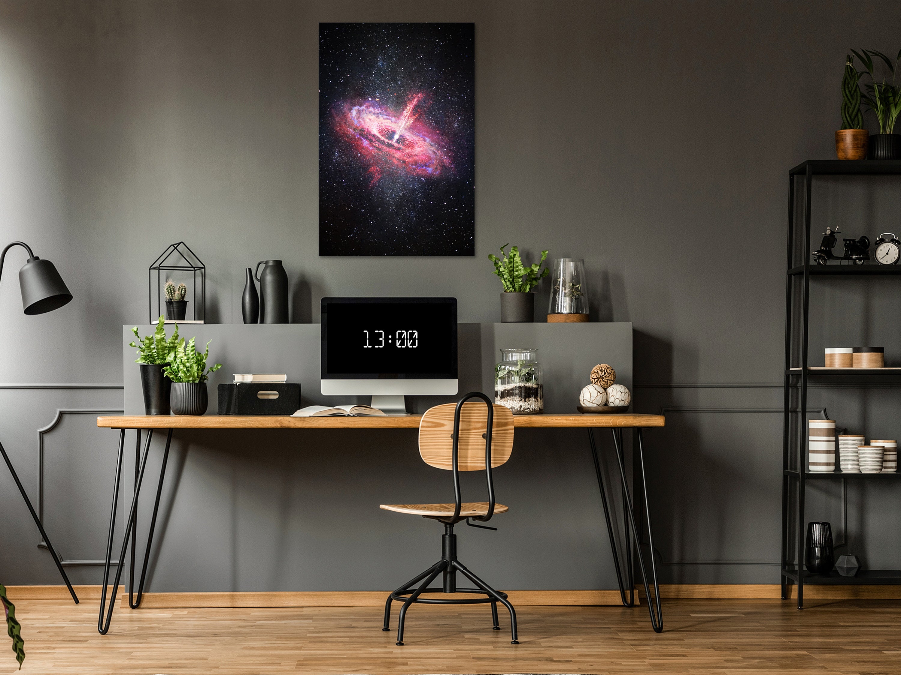 Canvas Print - Lonely Galaxy Vertical