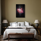 Lonely Galaxy Stars Vertical Canvas Print