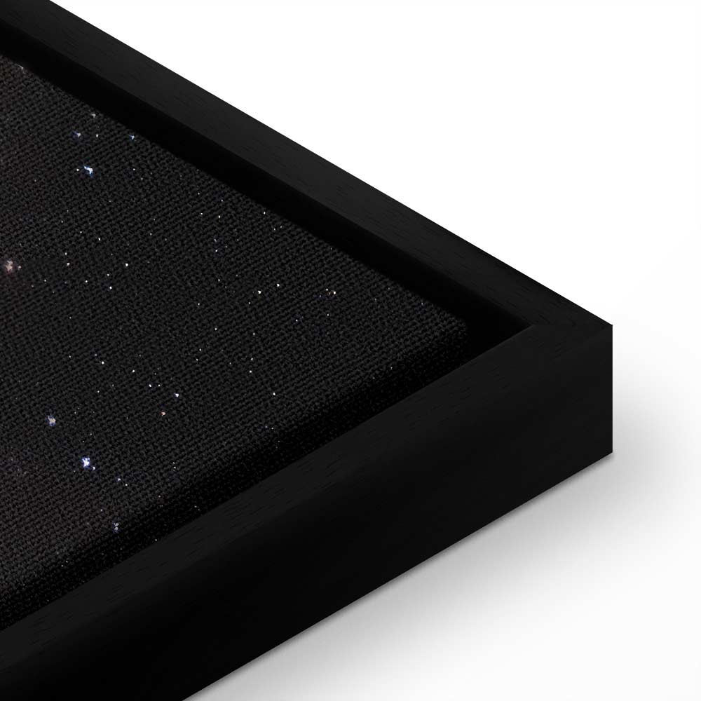 Lonely Galaxy Stars Vertical Canvas Print