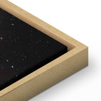 Lonely Galaxy Stars Vertical Canvas Print