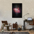 Lonely Galaxy Stars Vertical Canvas Print