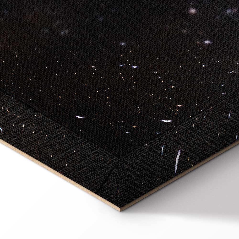 Lonely Galaxy Stars Vertical Canvas Print