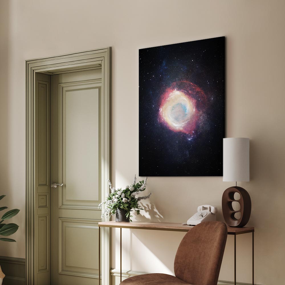 Galactic Explosion Space Canvas Print