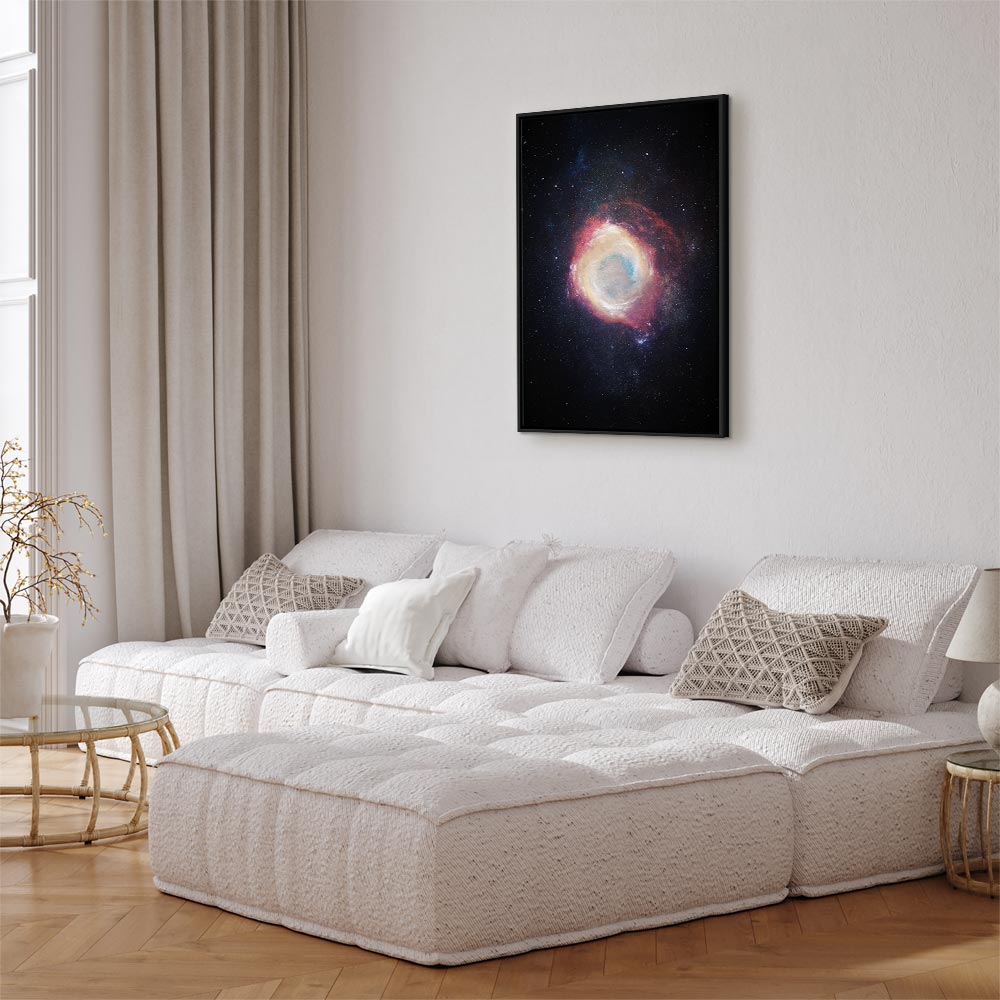 Galactic Explosion Space Canvas Print