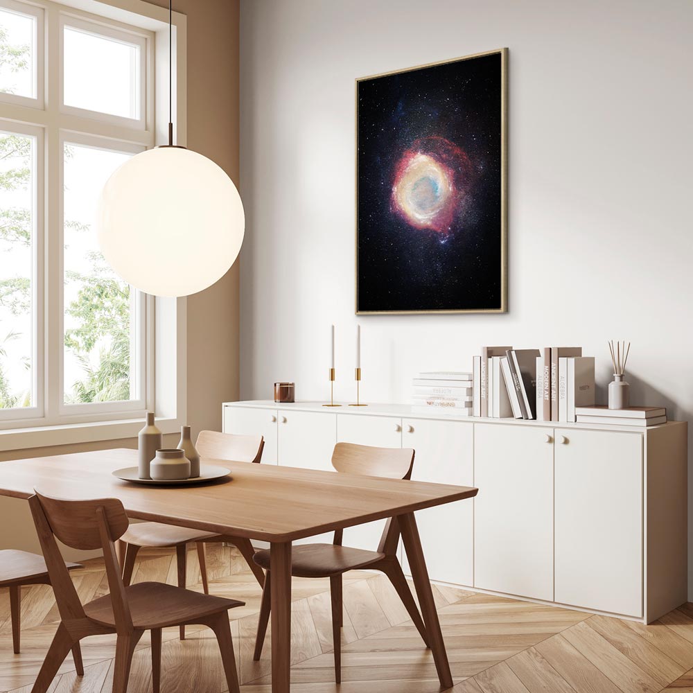 Galactic Explosion Space Canvas Print