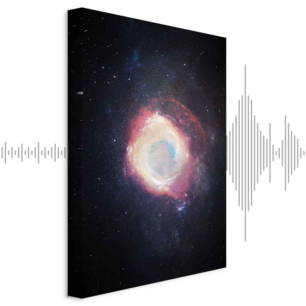 Galactic Explosion Space Canvas Print