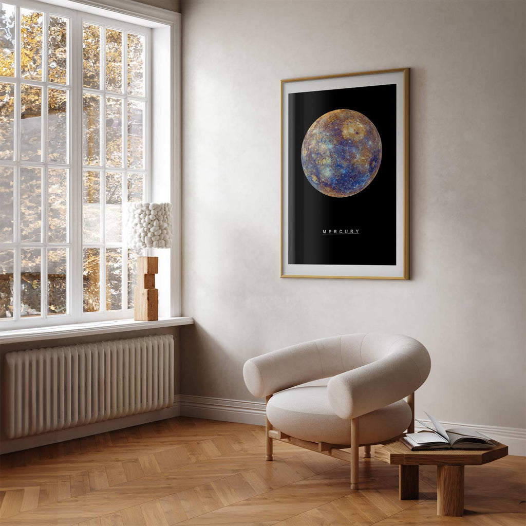 Mercury Cosmos Inscriptions Poster