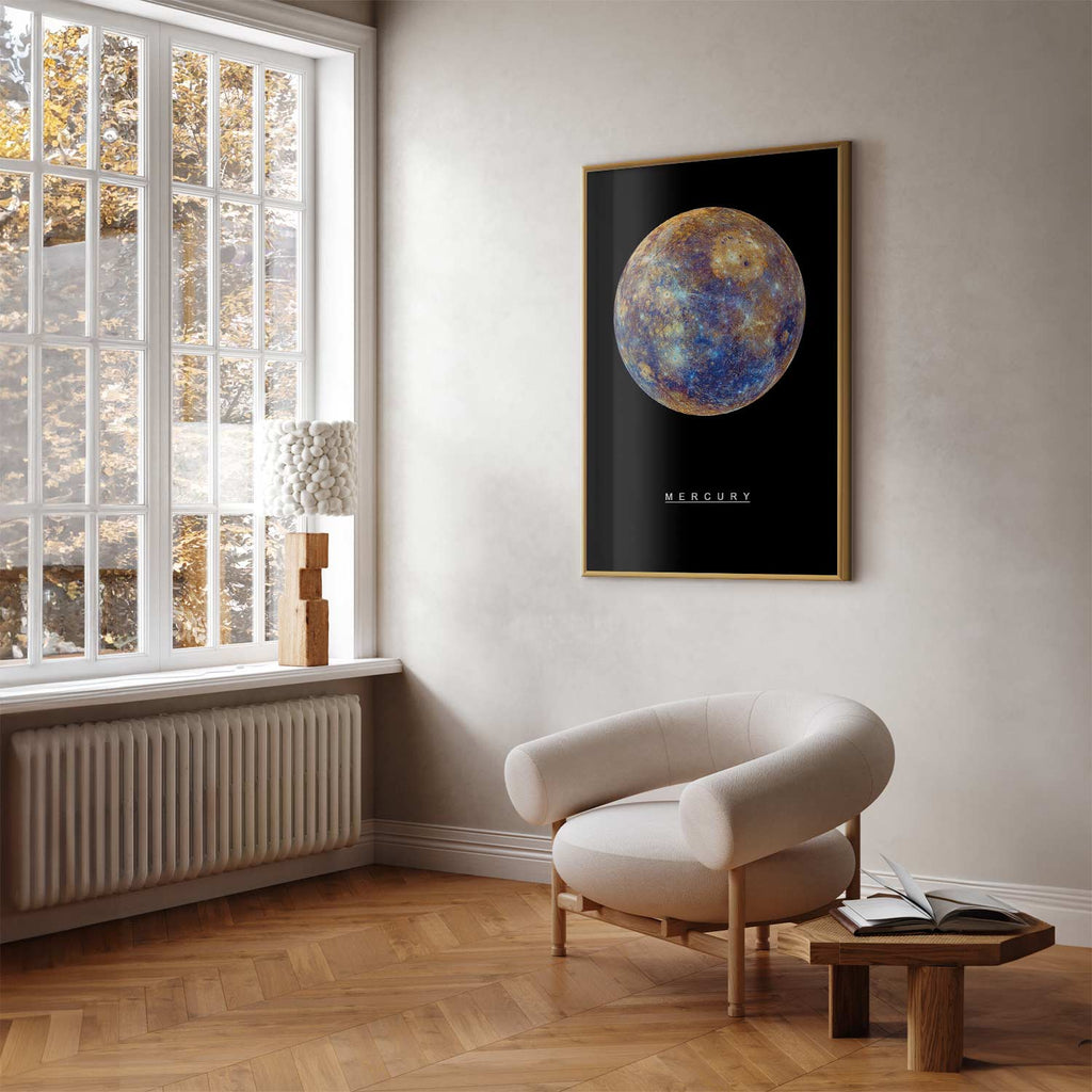 Mercury Cosmos Inscriptions Poster