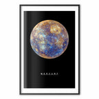 Mercury Cosmos Inscriptions Poster