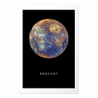 Mercury Cosmos Inscriptions Poster