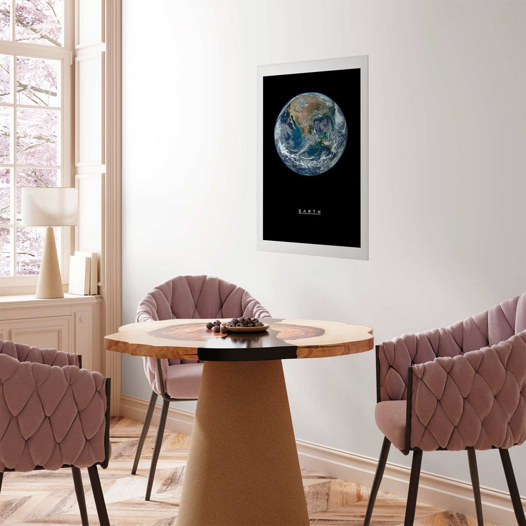 Earth Cosmos Space Poster