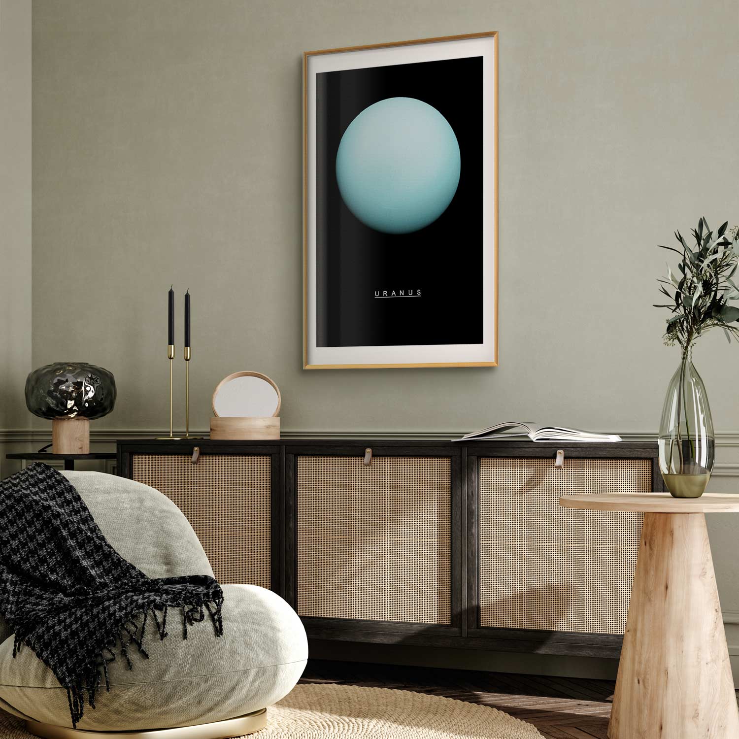 Uranus Cosmos Space Poster