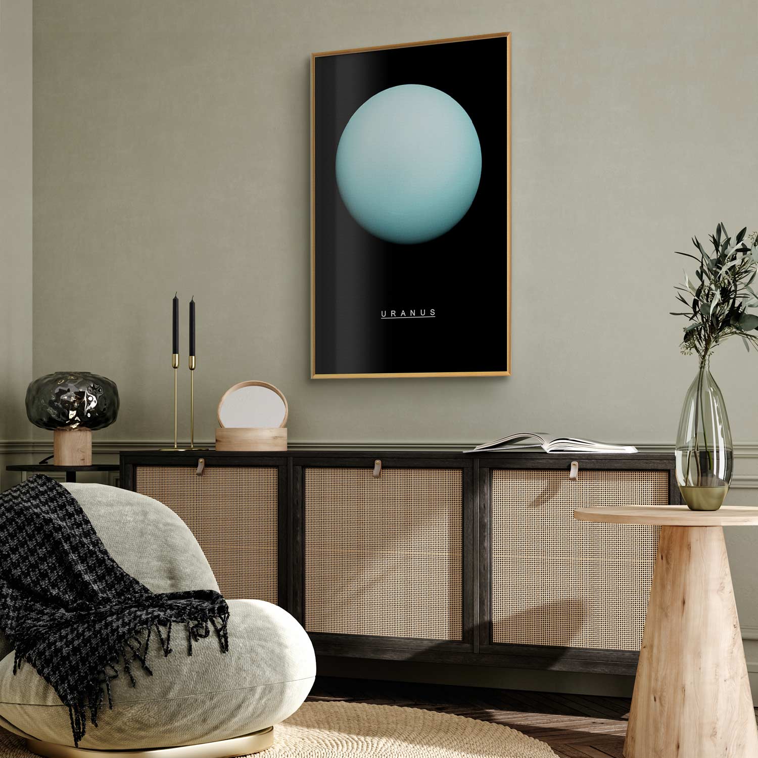 Uranus Cosmos Space Poster