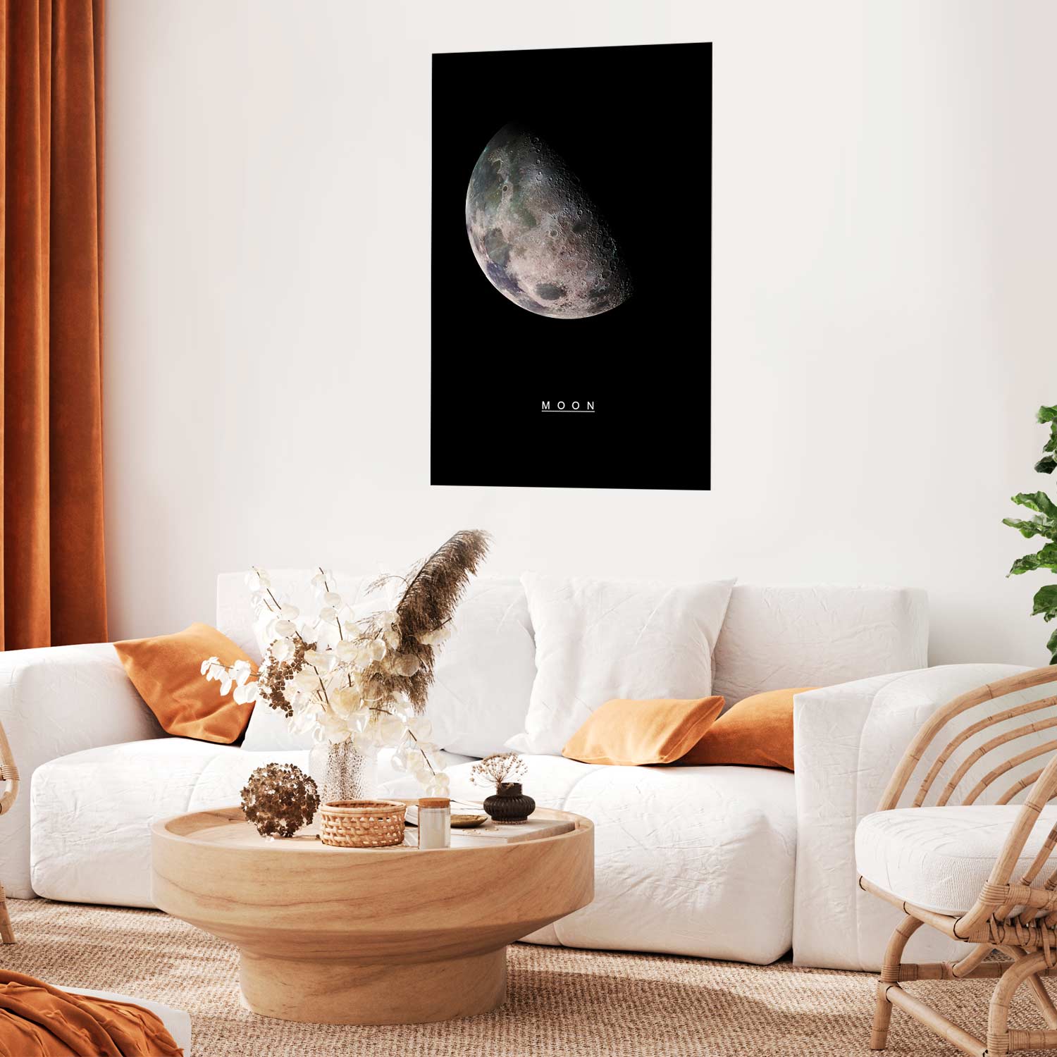 Moon Cosmos Poster