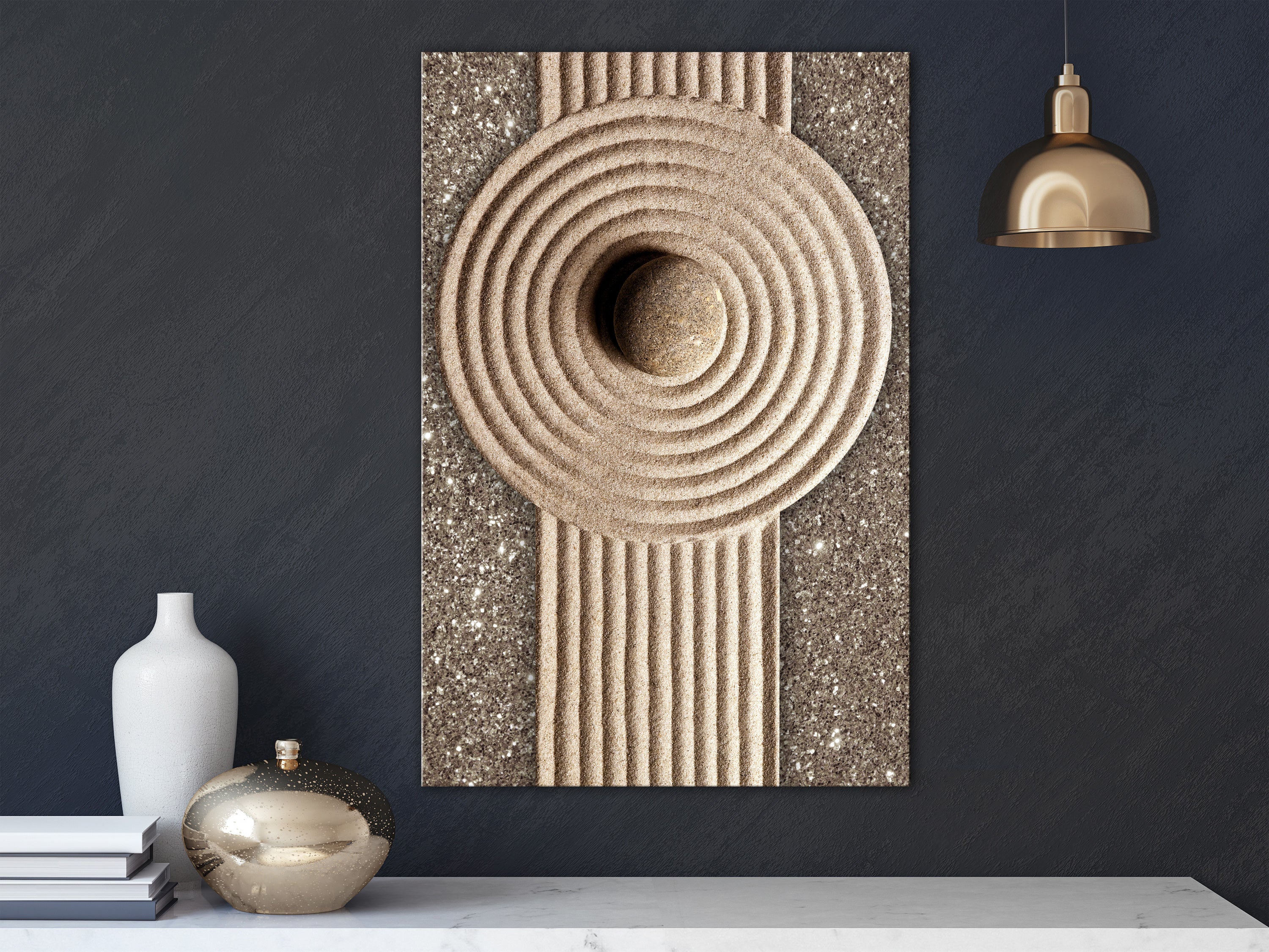 Canvas Print Energy Flow Vertical - Abstract