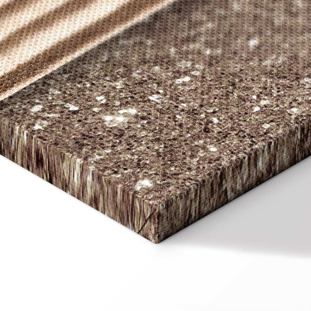 Zen Sand and Stone Abstract Vertical Canvas Print