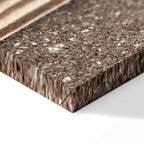 Zen Sand and Stone Abstract Vertical Canvas Print