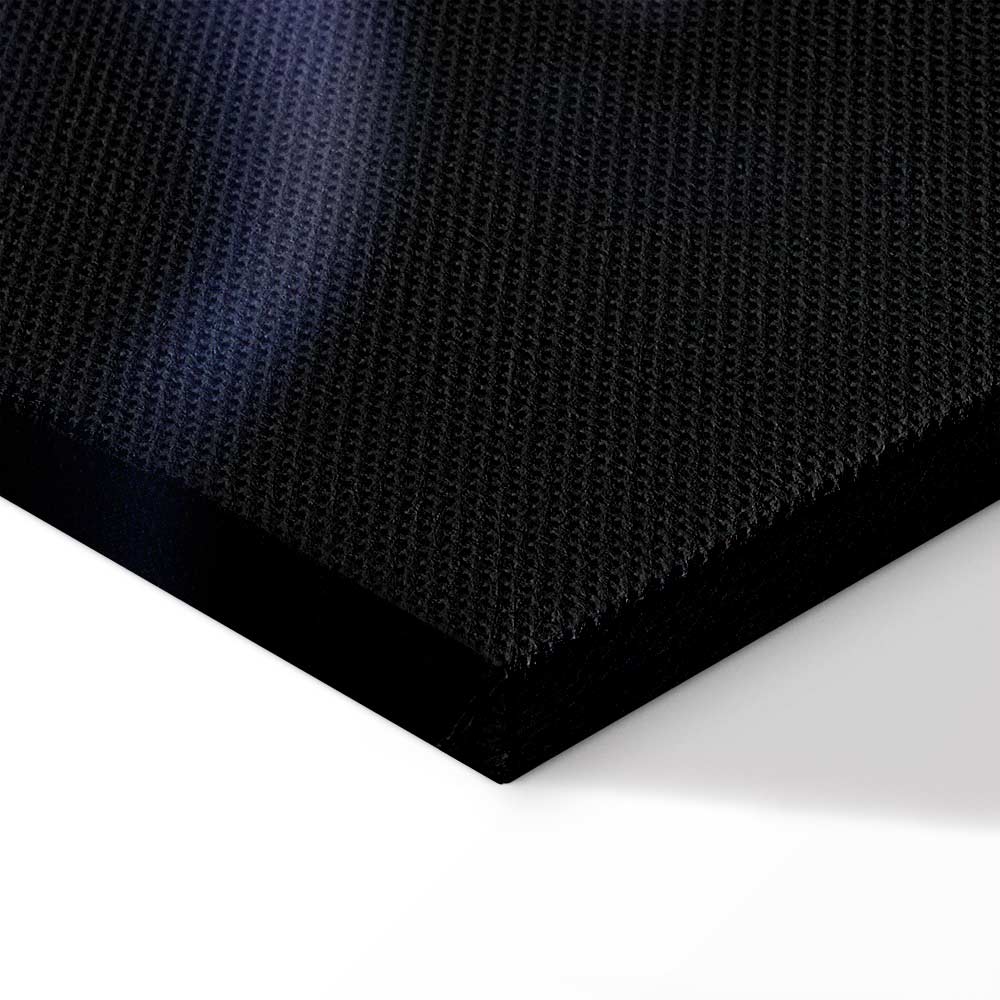 Black Abstract Water Vertical Canvas Print