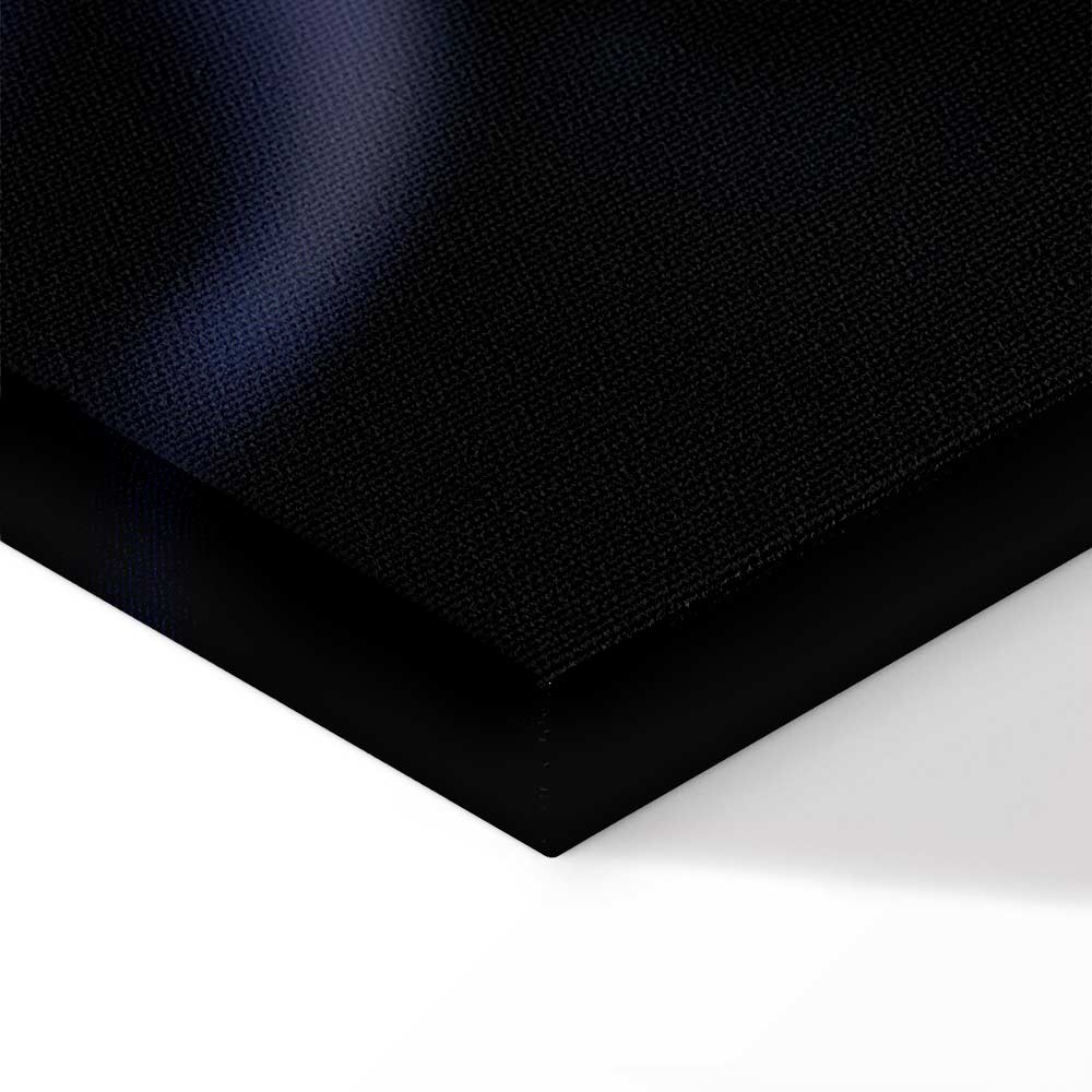 Black Abstract Water Vertical Canvas Print